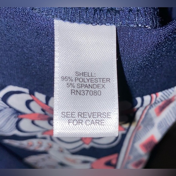 C Established 1946 wide leg pants - size Large - Black, white, orange - Picture 6 of 7